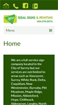 Mobile Screenshot of idealsigns.ca